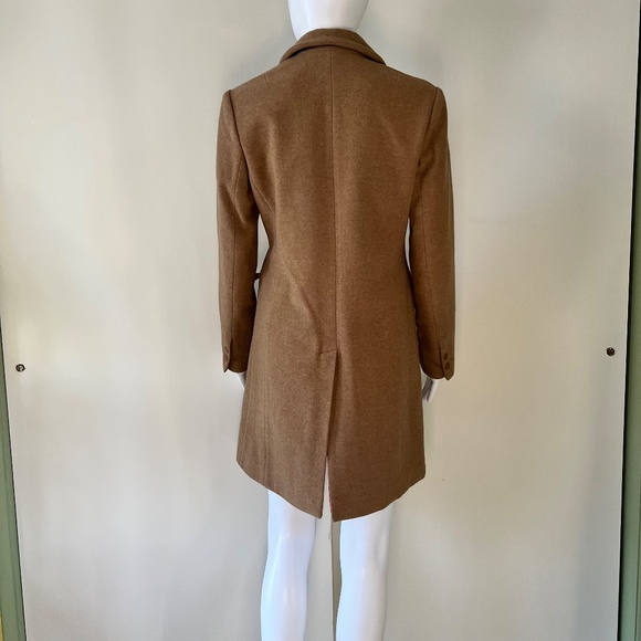 Gap Camel Wool Cashmere Blend Top Coat, XS Old Money Classy Preppy Warm Layers - Picture 8 of 12
